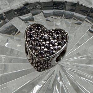 Pandora Pave CZ heart charm